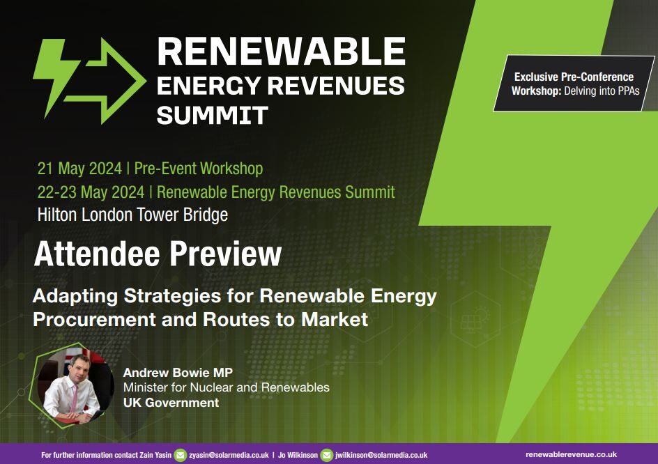 Renewable Energy Revenues Summit 2024 Attendee Preview Renewable Energy Revenues Summit 2024 Attendee Preview